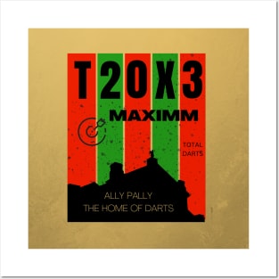 T20X3 ally pally darts Posters and Art